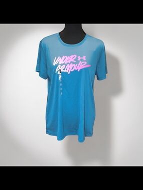 Under Armour Blue-Green Athletic Tee
